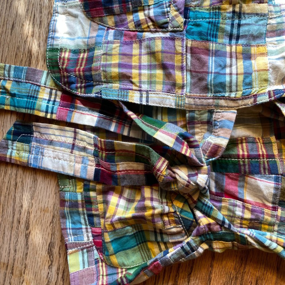 J.Crew Patchwork Multi Color Plaid Spring Blazer … - image 6